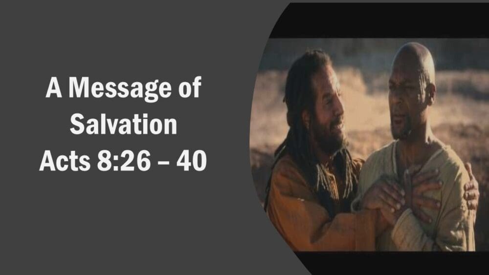 A Message of Salvation Image